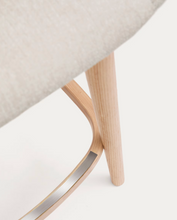Load image into Gallery viewer, Konna Stool Beige &amp; Light Finish