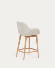 Load image into Gallery viewer, Konna Stool Beige &amp; Light Finish