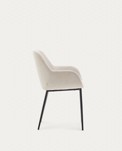 Load image into Gallery viewer, Konna Chair Beige &amp; Black Leg