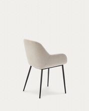 Load image into Gallery viewer, Konna Chair Beige &amp; Black Leg