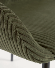 Load image into Gallery viewer, Konna Chair Dark Green &amp; Black Leg
