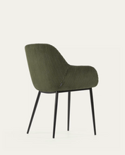 Load image into Gallery viewer, Konna Chair Dark Green &amp; Black Leg