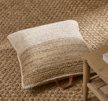 Load image into Gallery viewer, Orissa Woven Jute Floor Cushion, Natural