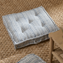 Load image into Gallery viewer, Florrie Floor Cushion 55x55cm - Navy