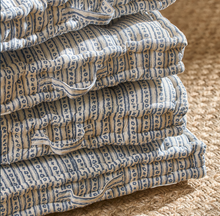 Load image into Gallery viewer, Florrie Floor Cushion 55x55cm - Navy