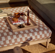 Load image into Gallery viewer, Ophelia Large Footstool, Rust Cove