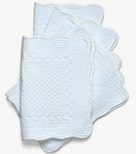 Load image into Gallery viewer, Emily Quilted Cotton Salt Placemats - Set of 6