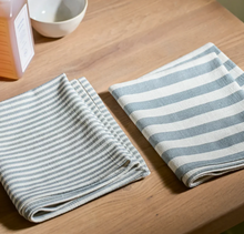 Load image into Gallery viewer, Aster Striped Tea Towels, Set of 2