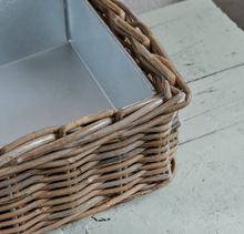 Load image into Gallery viewer, Littleton Wicker Rectangular Basket