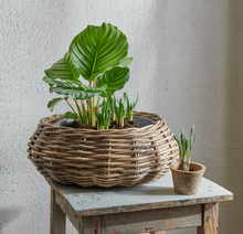 Load image into Gallery viewer, Littleton Wicker Round Basket