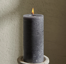 Load image into Gallery viewer, Blyton Pillar Candle, Charcoal