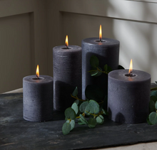 Load image into Gallery viewer, Blyton Pillar Candle, Charcoal