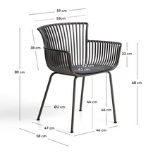 Load image into Gallery viewer, Kave Surpika outdoor chair in black