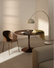 Load image into Gallery viewer, Sanile chair with brown-finish steel legs