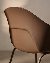Load image into Gallery viewer, Sanile chair with brown-finish steel legs