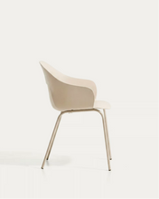 Load image into Gallery viewer, Sanile chair with beige-finish steel legs