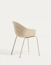 Load image into Gallery viewer, Sanile chair with beige-finish steel legs