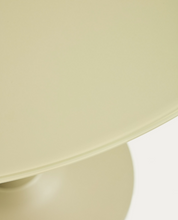 Load image into Gallery viewer, Round Vedira table in glass and green steel