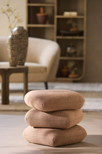 Load image into Gallery viewer, Pouf Laurie Terracotta