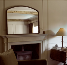 Load image into Gallery viewer, Sherwood Arched Overmantel Wall Mirror, Darkened Oak