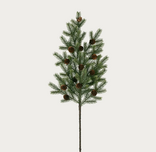 Load image into Gallery viewer, Faux Pine Foliage Spray, Green