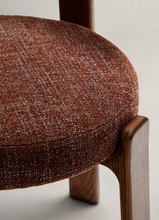 Load image into Gallery viewer, Granite Dining Chair Brown Chenille &amp; Walnut