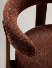 Load image into Gallery viewer, Granite Dining Chair Brown Chenille &amp; Walnut