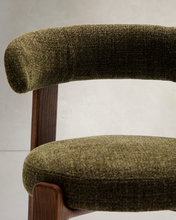 Load image into Gallery viewer, Granite Dining Chair Green Chenille &amp; Walnut