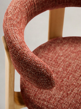 Load image into Gallery viewer, Granite Dining Chair Terracotta Chenille &amp; Ash