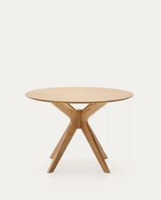 Load image into Gallery viewer, Naanim Round Table Oak Finish