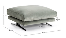 Load image into Gallery viewer, Veliro Footrest - Green Velvet