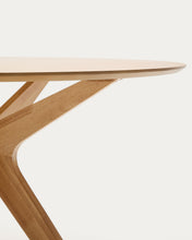 Load image into Gallery viewer, Naanim round table in oak veneer, Ø 120 cm - image 7