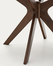 Load image into Gallery viewer, Naanim round table in walnut veneer, Ø 120 cm - image 8
