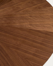 Load image into Gallery viewer, Naanim round table in walnut veneer, Ø 120 cm - image 10