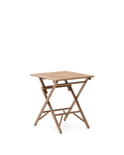Load image into Gallery viewer, Dandara folding table in FSC 100% solid acacia wood 66 x 66cm