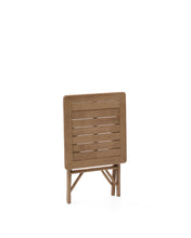 Load image into Gallery viewer, Dandara folding table in FSC 100% solid acacia wood 66 x 66cm - image 2