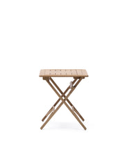 Load image into Gallery viewer, Dandara folding table in FSC 100% solid acacia wood 66 x 66cm - image 3