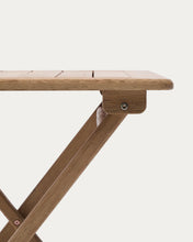 Load image into Gallery viewer, Dandara folding table in FSC 100% solid acacia wood 66 x 66cm - image 6
