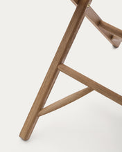 Load image into Gallery viewer, Dandara folding table in FSC 100% solid acacia wood 66 x 66cm - image 10