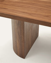 Load image into Gallery viewer, Nealy table with a walnut veneer in a dark finish, 200 x 100 cm - image 14