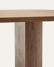 Load image into Gallery viewer, Nealy table with a walnut veneer in a dark finish, 240 x 100 cm - image 13