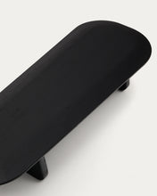 Load image into Gallery viewer, Pirita coffee table made from solid oak wood in a black finish, 146 x 56.5 cm FSC 100% - image 5
