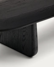 Load image into Gallery viewer, Pirita coffee table made from solid oak wood in a black finish, 146 x 56.5 cm FSC 100% - image 7