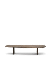 Load image into Gallery viewer, Pirita coffee table made from solid oak wood in a dark finish, 146 x 56.5 cm FSC 100%