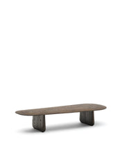 Load image into Gallery viewer, Pirita coffee table made from solid oak wood in a dark finish, 146 x 56.5 cm FSC 100% - image 2