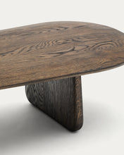 Load image into Gallery viewer, Pirita coffee table made from solid oak wood in a dark finish, 146 x 56.5 cm FSC 100% - image 6
