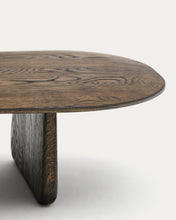 Load image into Gallery viewer, Pirita coffee table made from solid oak wood in a dark finish, 146 x 56.5 cm FSC 100% - image 8