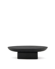 Load image into Gallery viewer, Ovak coffee table in solid acacia wood with black finish FSC 100% 140 x 70cm