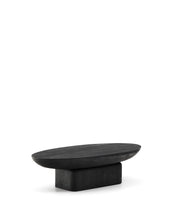 Load image into Gallery viewer, Ovak coffee table in solid acacia wood with black finish FSC 100% 140 x 70cm - image 2