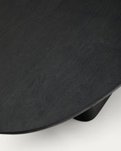 Load image into Gallery viewer, Ovak coffee table in solid acacia wood with black finish FSC 100% 140 x 70cm - image 8